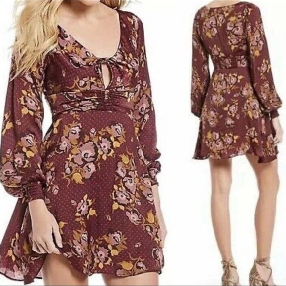 Free People Morning Light Mini Dress Size 4 - Picture 2 of 9